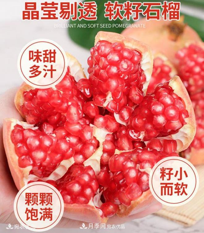 淅川突尼斯軟籽石榴基地批發(fā)價格，好水果(圖1)