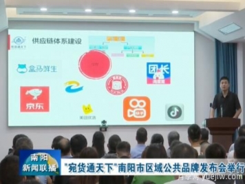 南陽市區(qū)域公共品牌"宛貨通天下"發(fā)布，助力電商培育