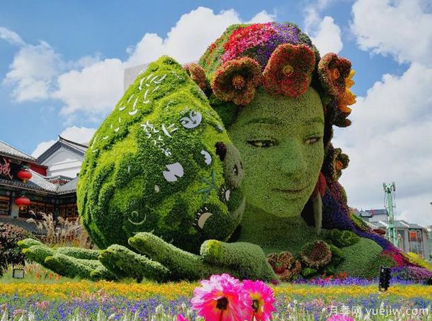 共生共融，百組立體花壇景觀驚艷亮相昆明COP15(圖1)